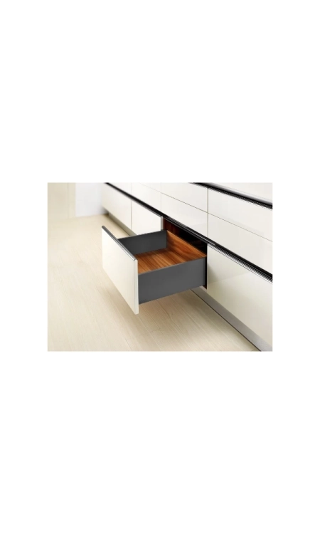 Antracytowa szuflada Slim Box 174mm