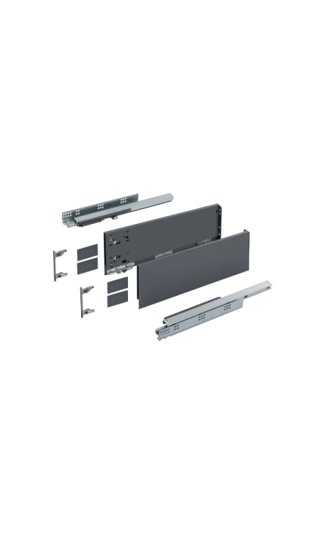 Antracytowa szuflada Slim Box 174mm